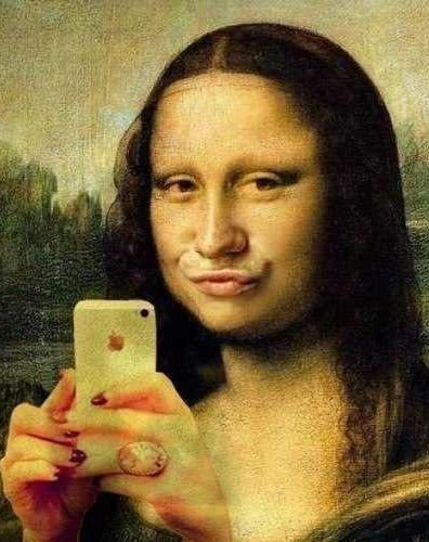 Мона Лиза в наши дни.