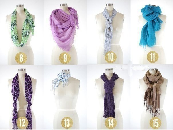 Как правильно и красиво завязать шарф