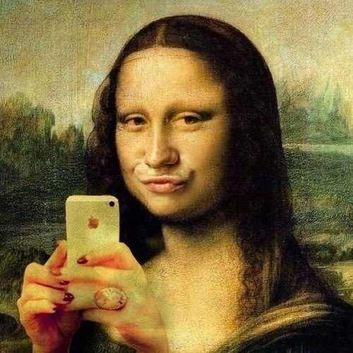 Современная Мона Лиза:)