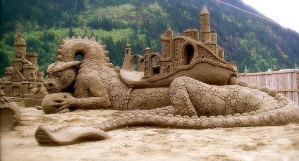 Немного песчаного искусства...!