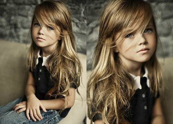 Кристина Пименова - самая востребованая девочка-фотомодель в мире. Ей всего 5 лет...